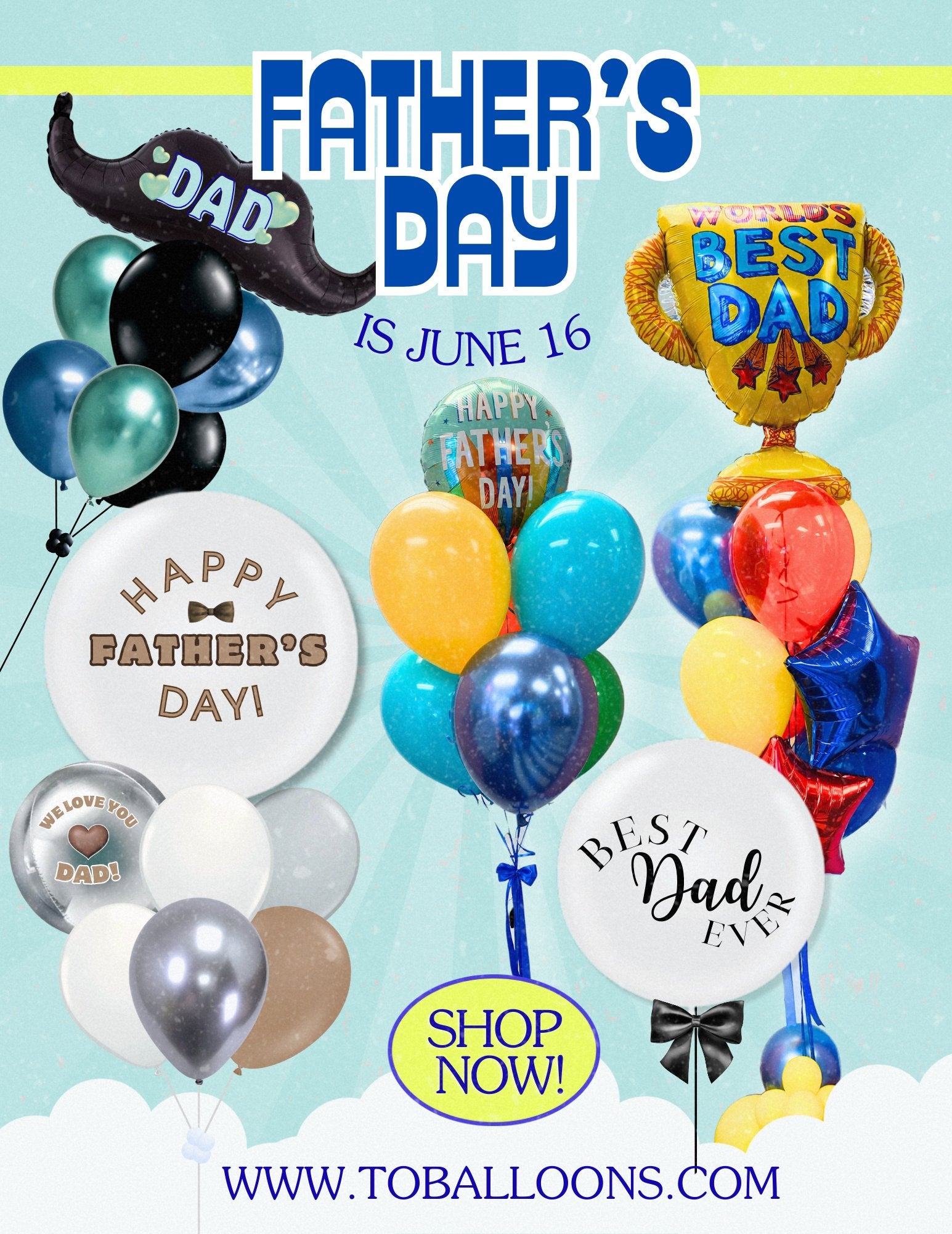 Fathers day balloons