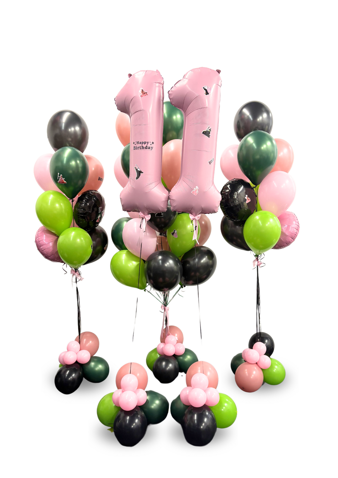 Wicked theme birthday balloon package