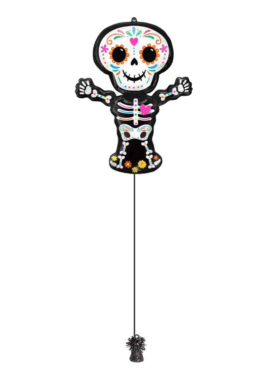 Happy Skeleton Halloween Balloon Bouquet