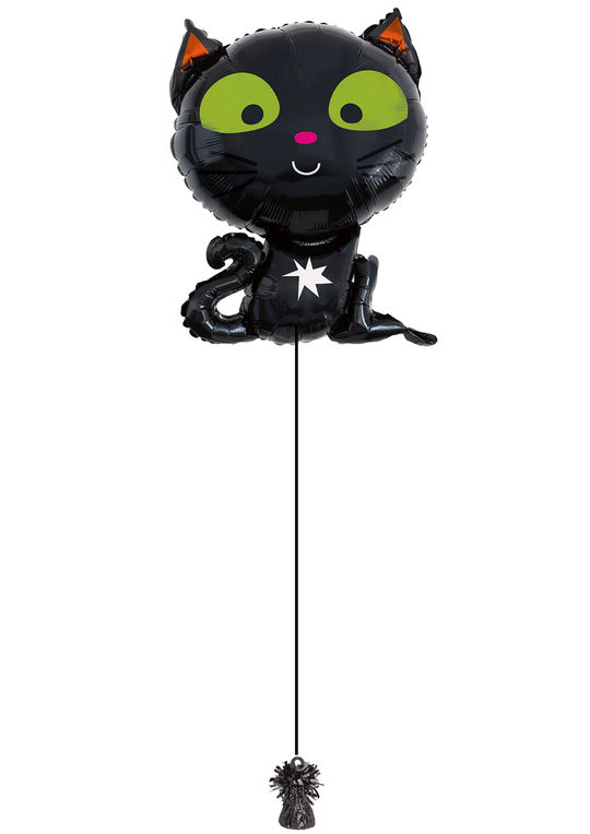 Black Cat Foil Balloon 24.7" Supershape