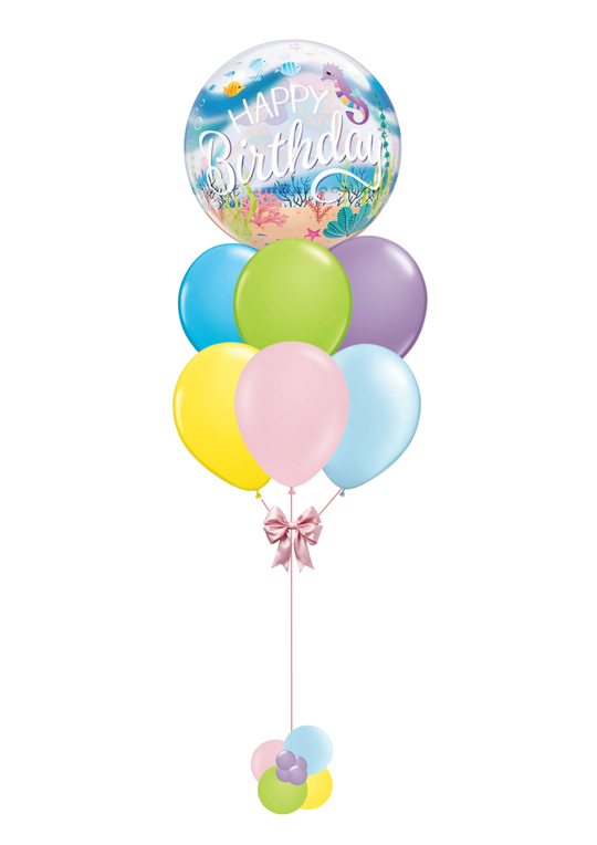 Mermaid Under the sea Happy Birthday Bobo Bouquet