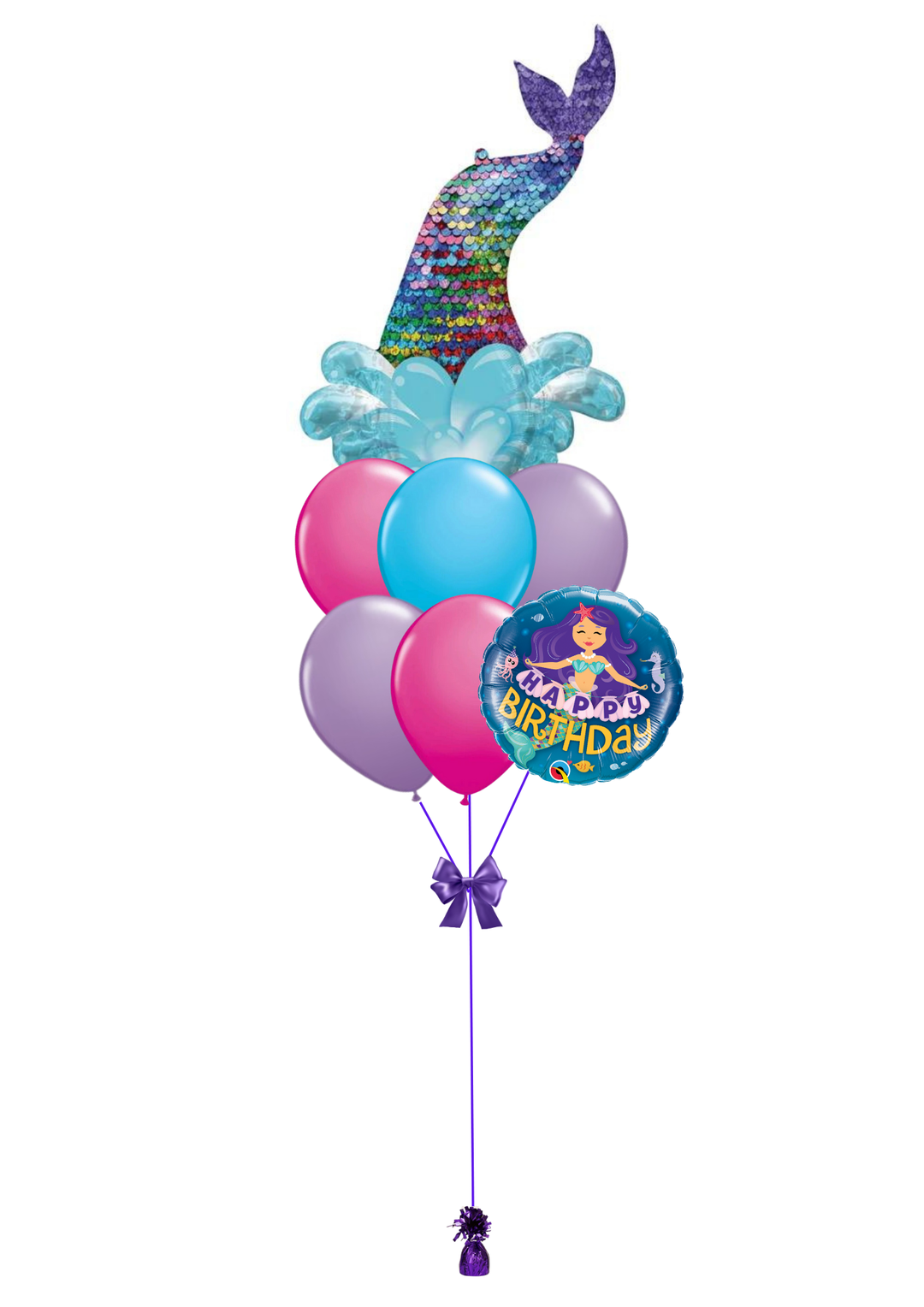 MERMAID SPLASH TAIL BALLOON BOUQUET