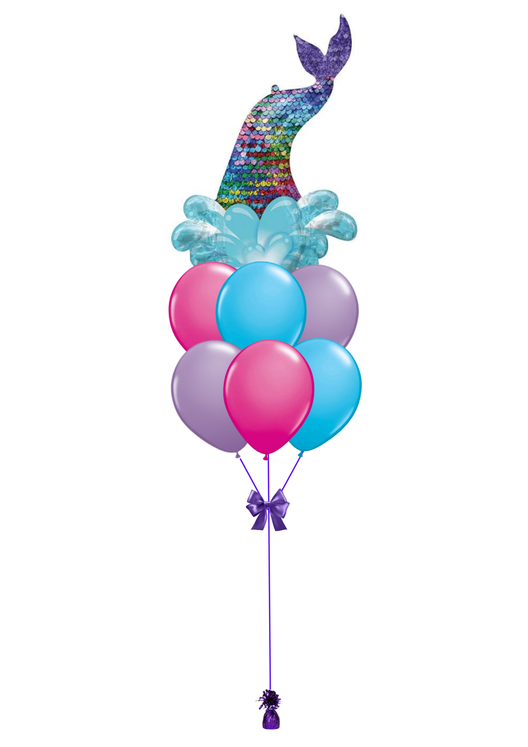 MERMAID SPLASH TAIL BALLOON BOUQUET