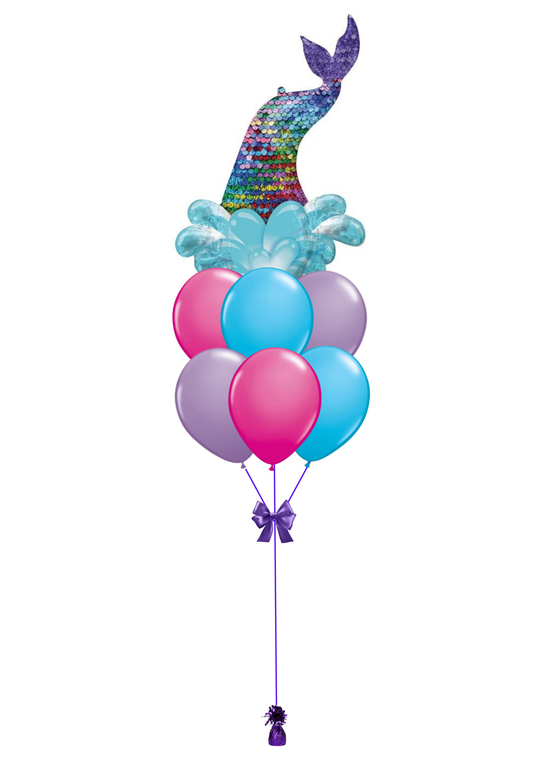 MERMAID SPLASH TAIL BALLOON BOUQUET