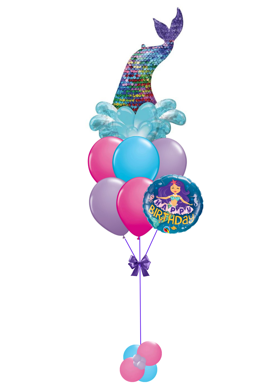 MERMAID SPLASH TAIL BALLOON BOUQUET