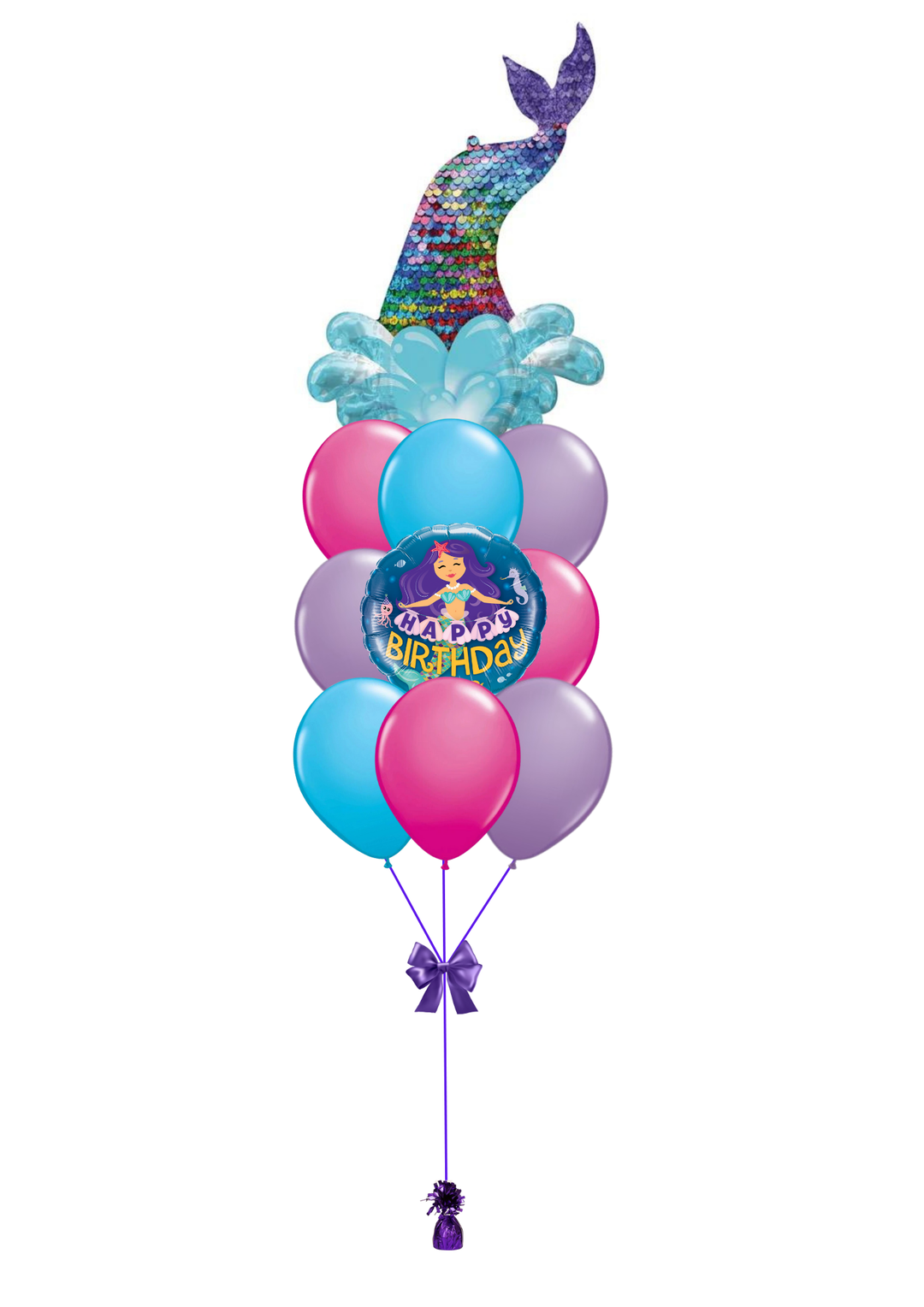 MERMAID SPLASH TAIL BALLOON BOUQUET