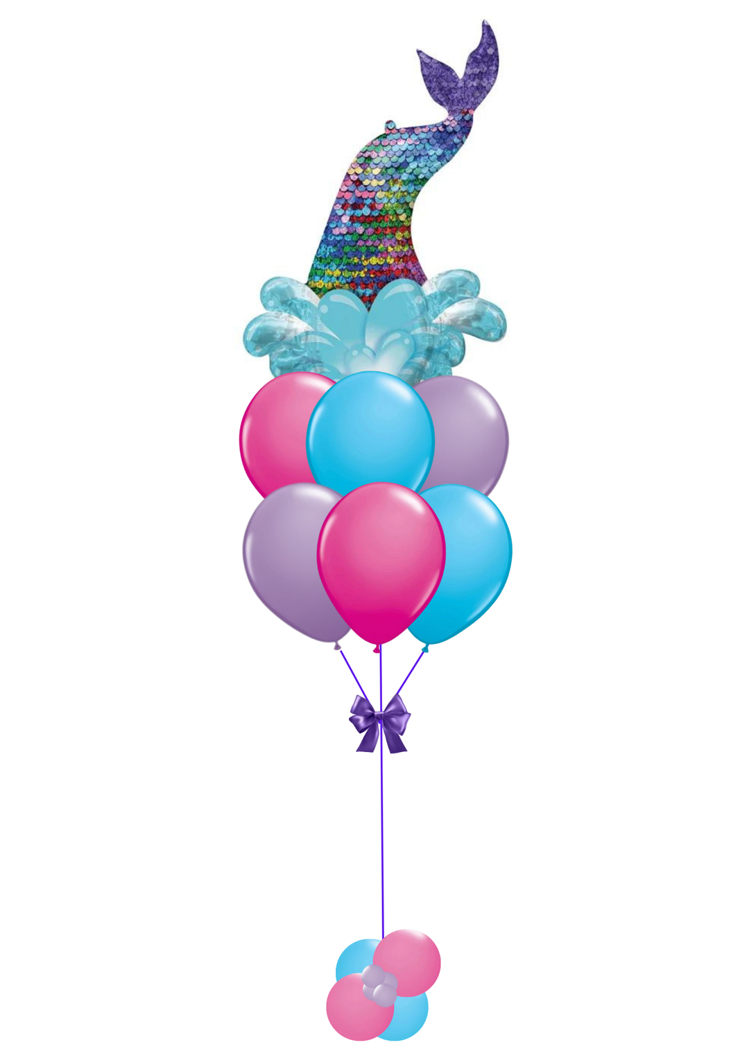 MERMAID SPLASH TAIL BALLOON BOUQUET