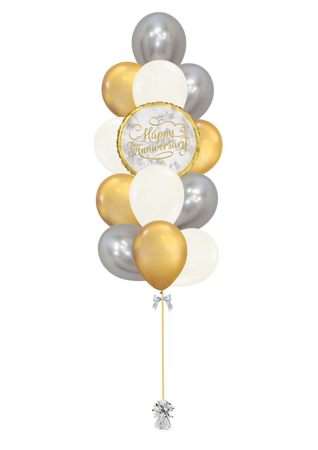 Happy Anniversary balloon bouquet