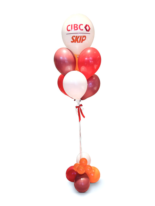 17" Custom message Balloon Bouquet (qty 1)