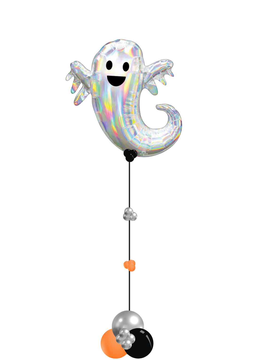 Iridescent Ghost Ballon Bouquet