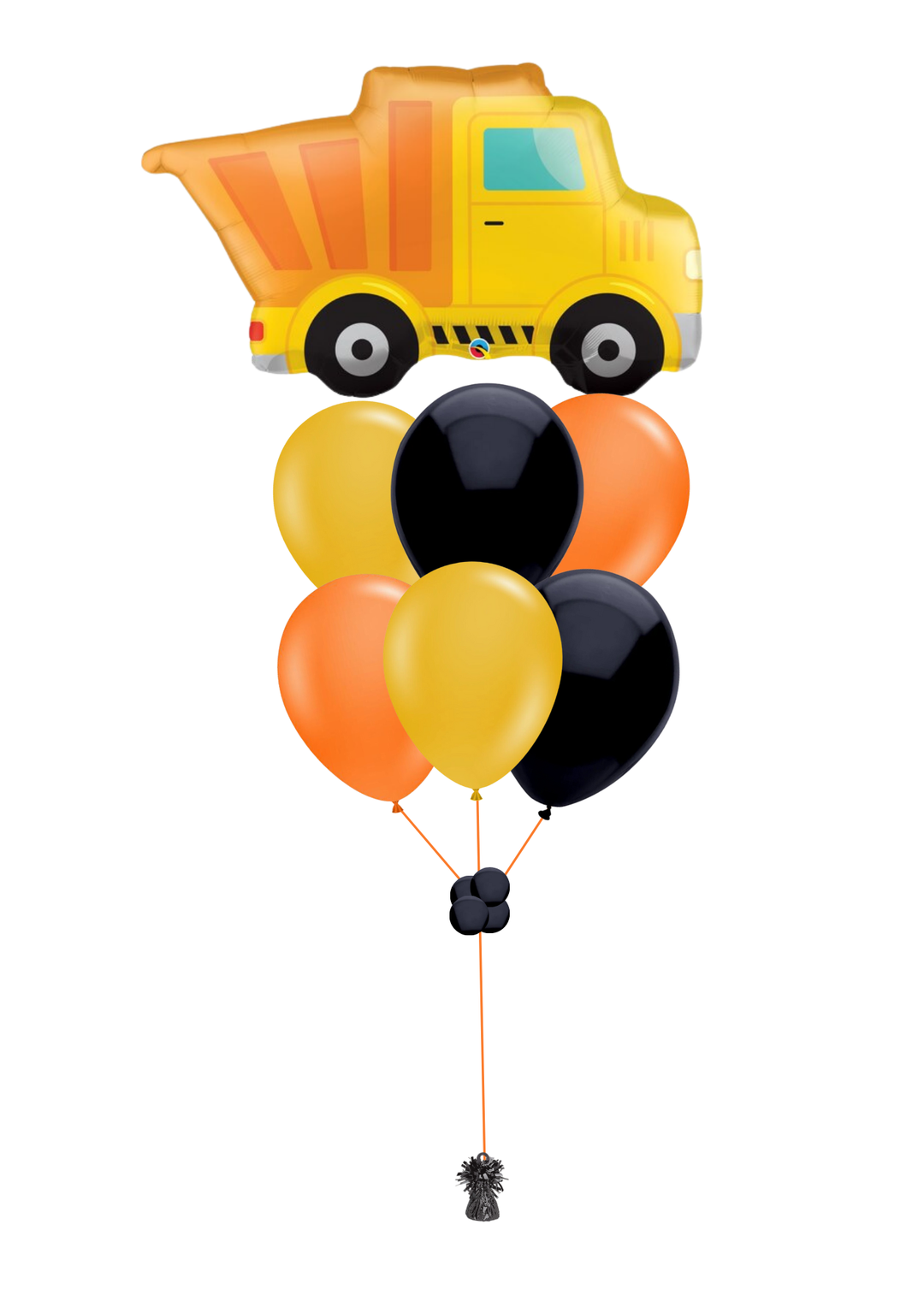 DUMP CONSTRUCTION TRUCK BALLOON BOUQUET