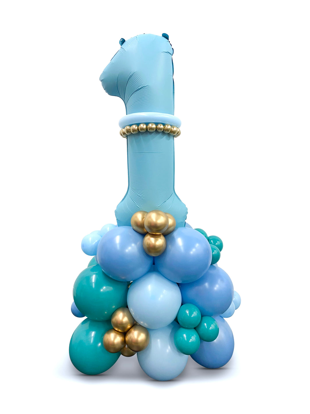 34" Number on Air-filled balloon stand