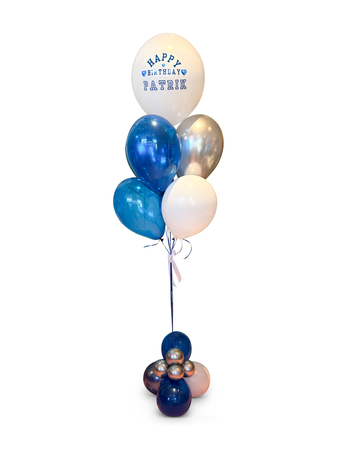 17" Custom message Balloon Bouquet (qty 1)