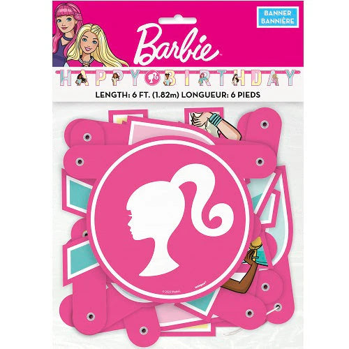 Barbie "Happy Birthday" Jointed Banner