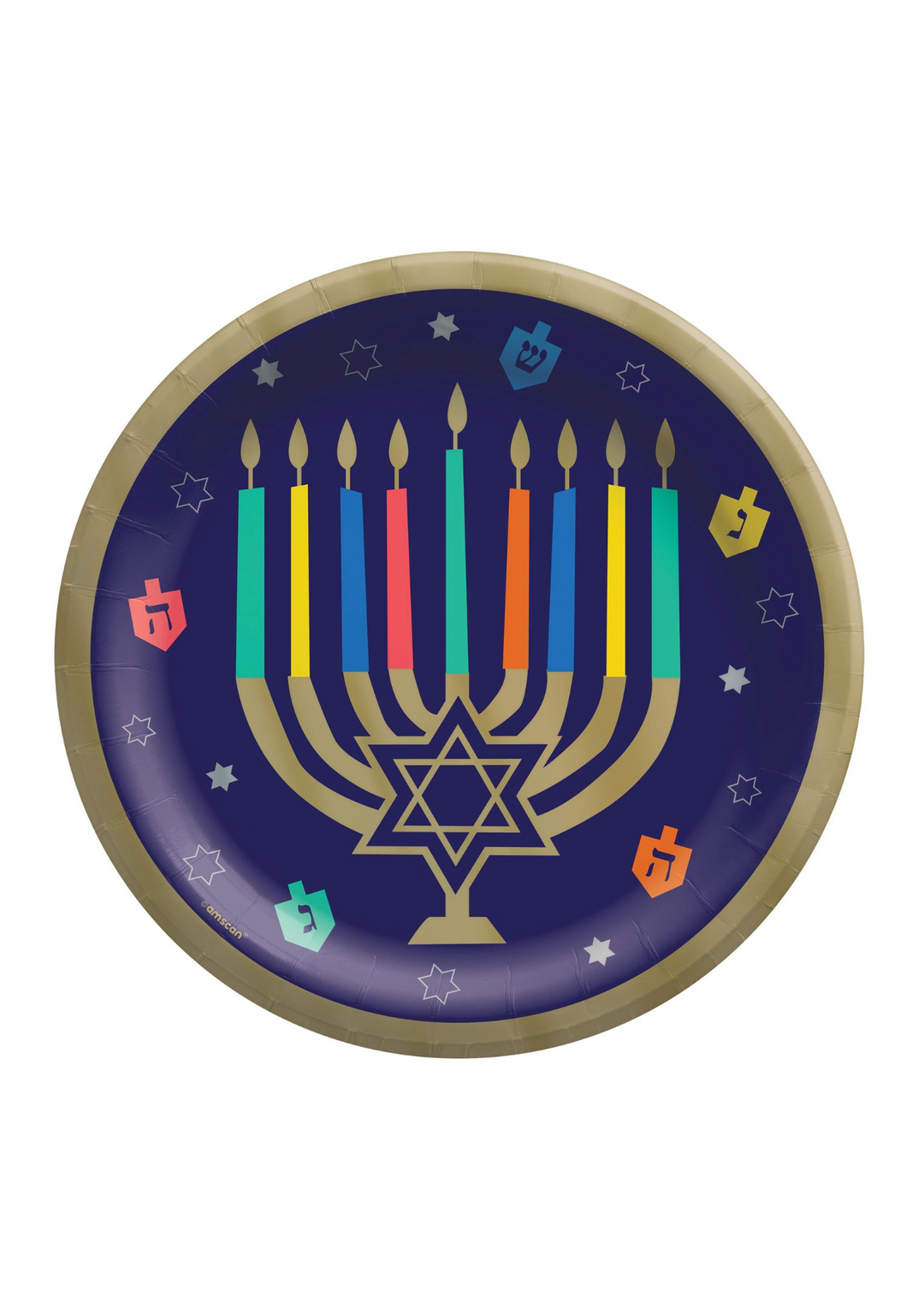 Hanukkah Paper Plates