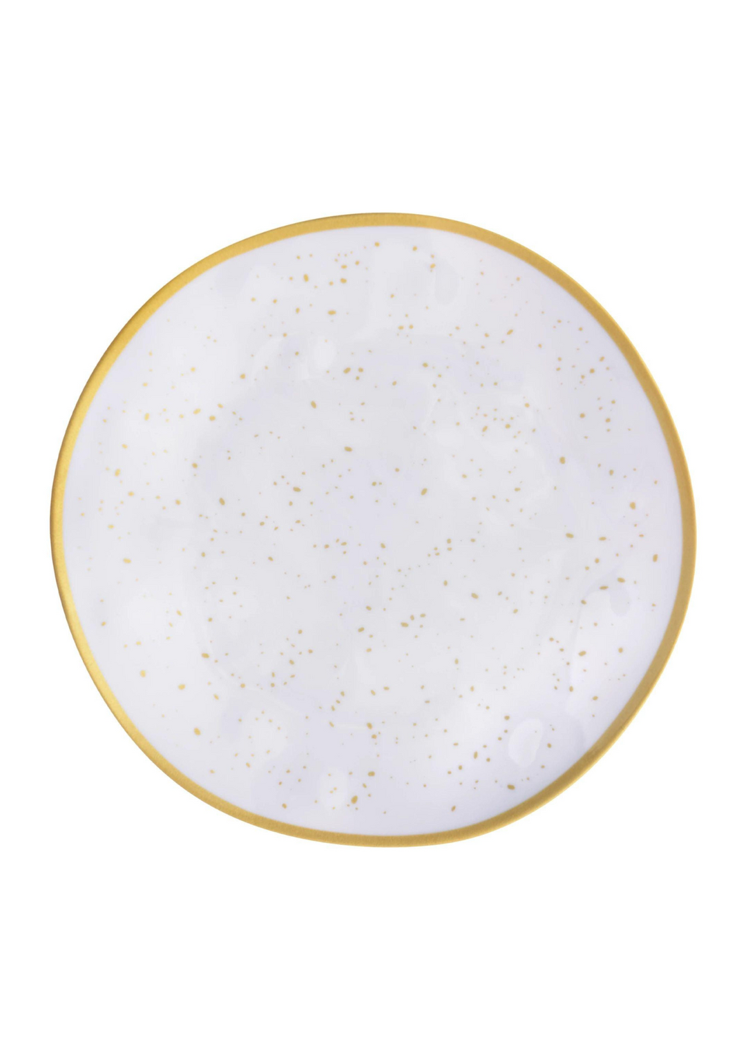 Melamine Plastic Plate - Gold