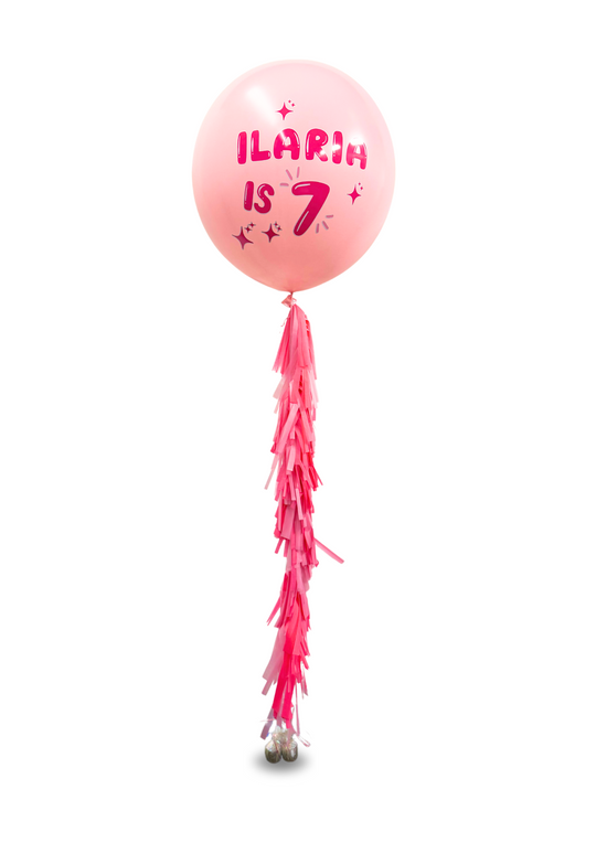 Custom Message 3ft Balloon