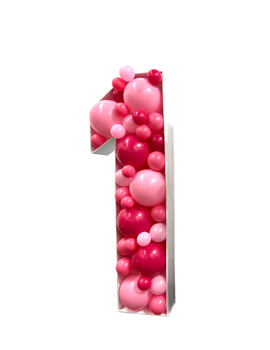 4ft Mosaic Number filled with Balloons (QTY: 1)
