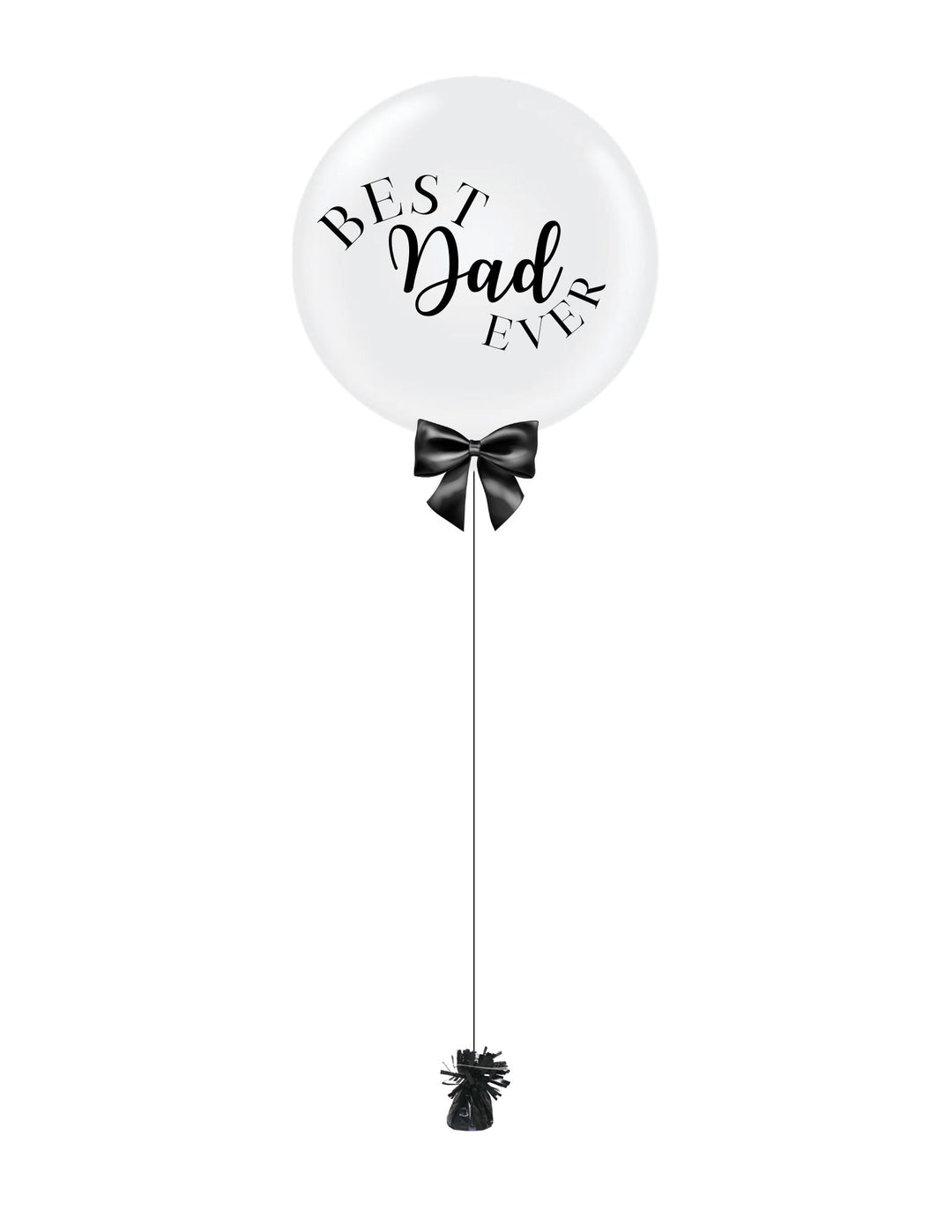 Father's Day 17" Balloon with thick ribbon