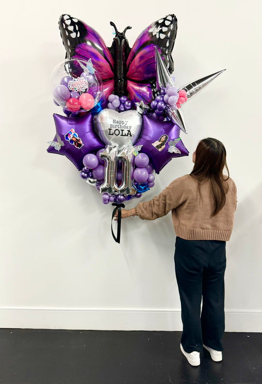 Olivia Rodrigo GUTS Themed Giant Hand-Held Balloon-Bouquet