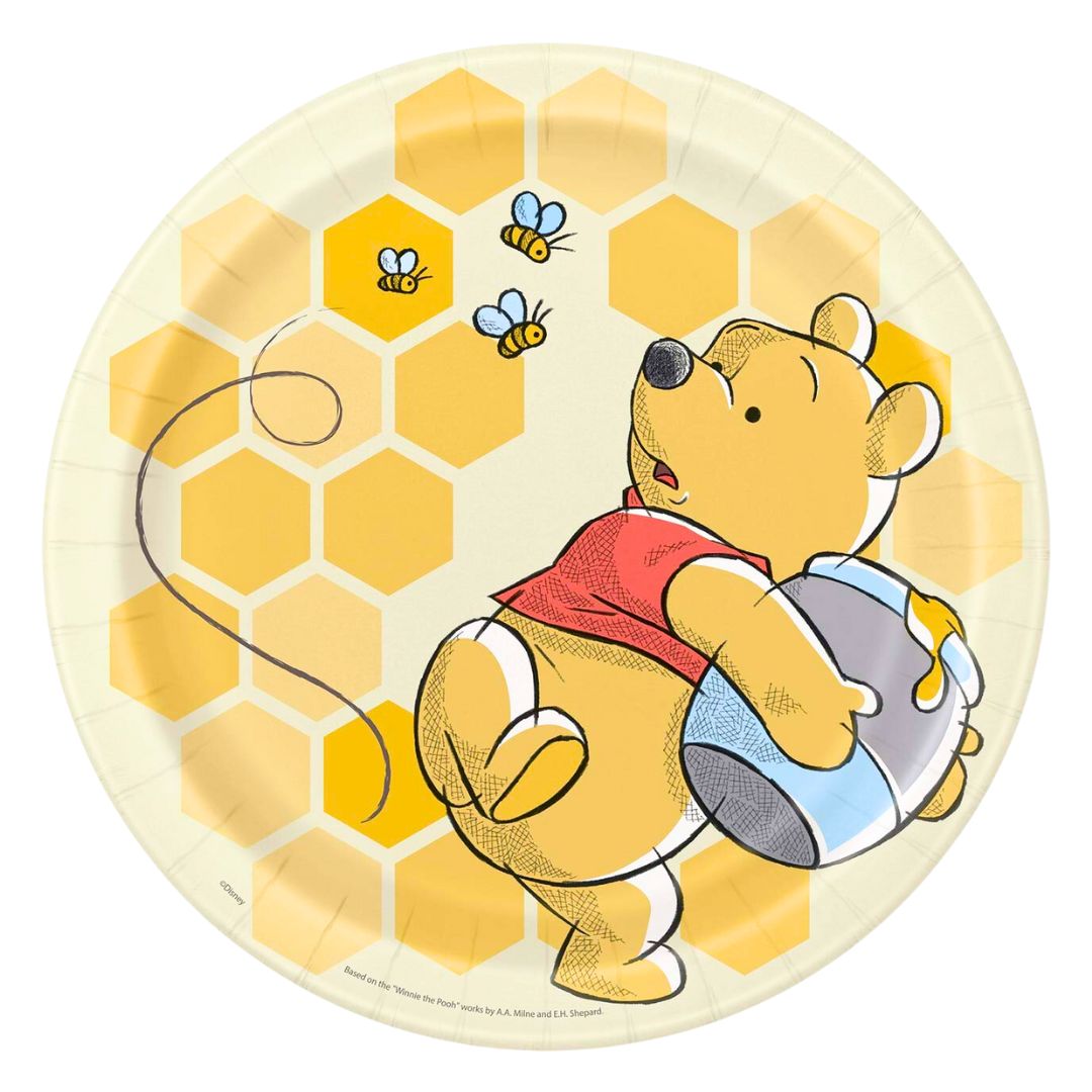 Winnie the Pooh Round Dinner Plates 8ct