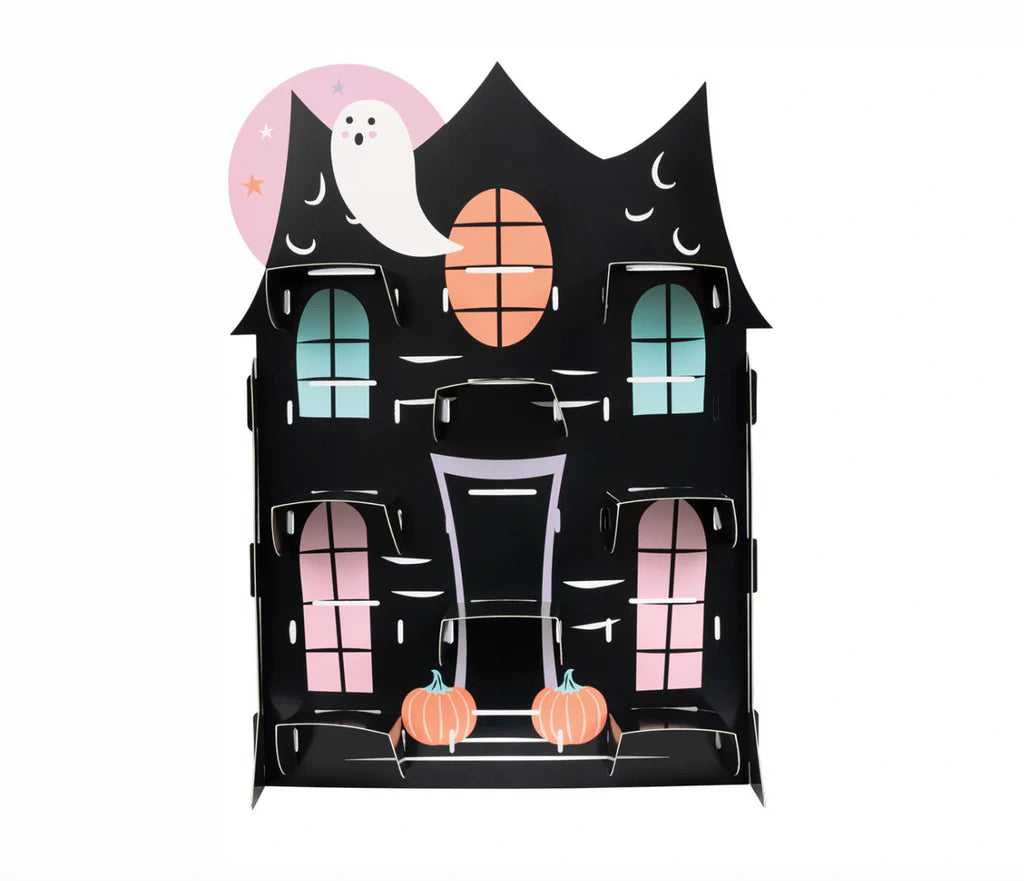 Pastel Hauntings House Shaped Diecut Cupcake Stand