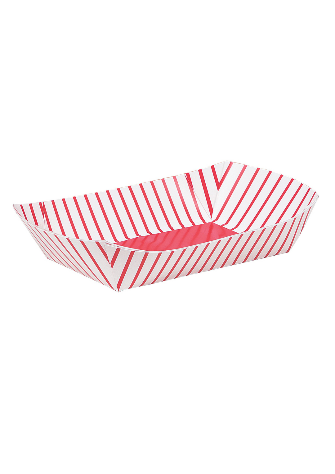 Striped Paper Snack Tray 4ct