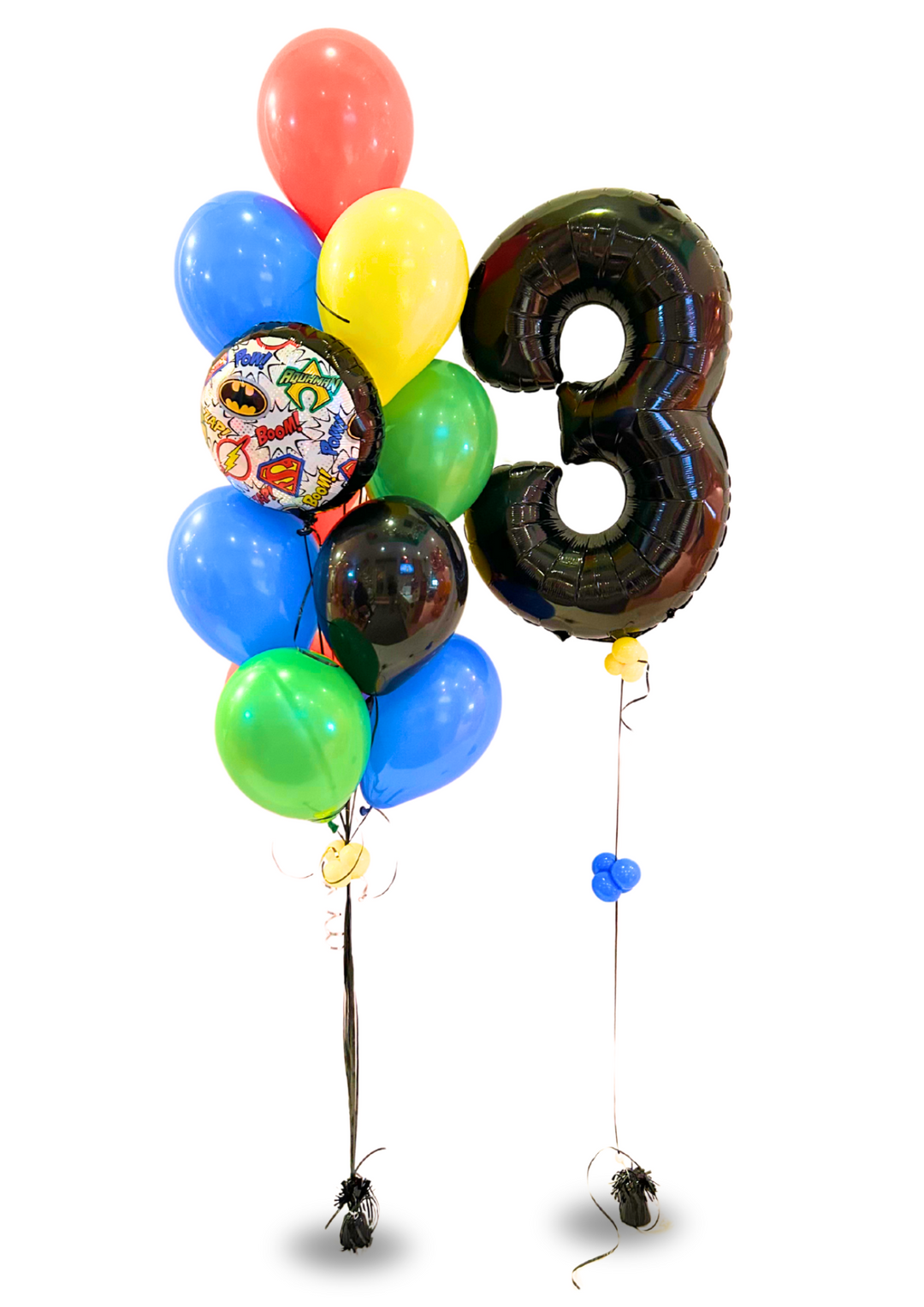 Batman balloons with number