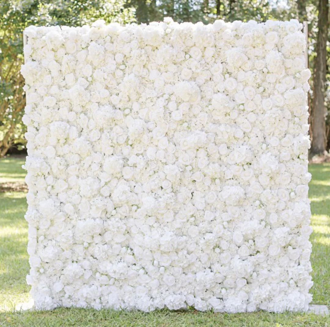 7x8 white floral wall (does not include install or balloons)