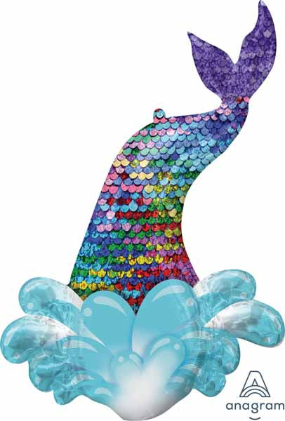 MERMAID SPLASH TAIL BALLOON BOUQUET