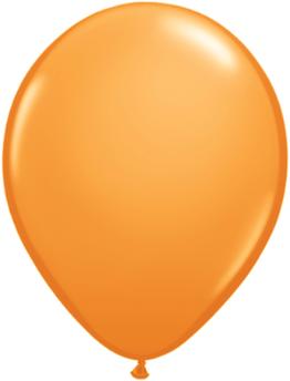 11" Qualatex Latex Balloons Orange